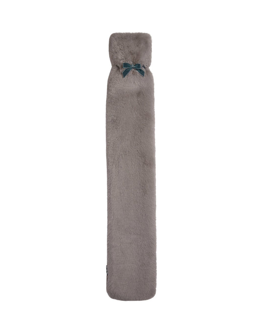Charlie Hot Water Bottle | Luxury Fur | Taupe Hot Water Bottle Chalk 