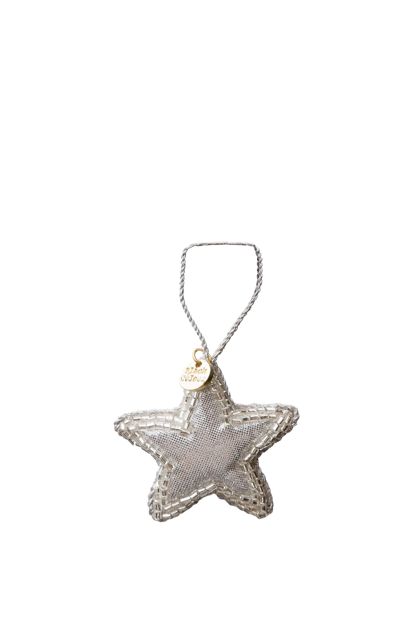 Christmas Ornament | Mini | Star | Silver Christmas decoration Black Colour 