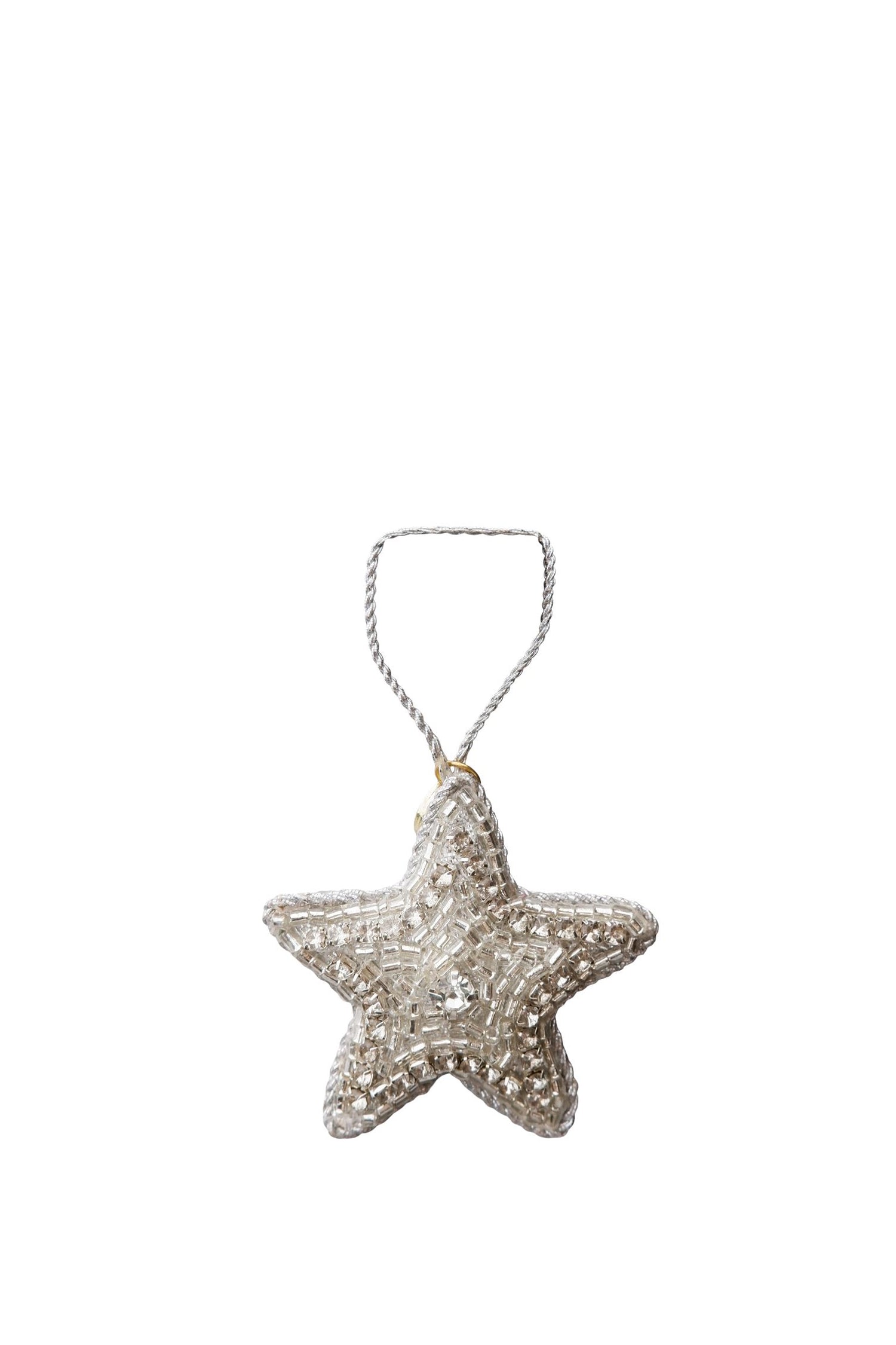 Christmas Ornament | Mini | Star | Silver Christmas decoration Black Colour 