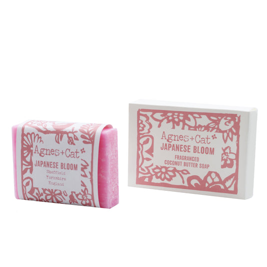 Coconut Butter Soap | Japanese Bloom Soap Agnes & Cat 
