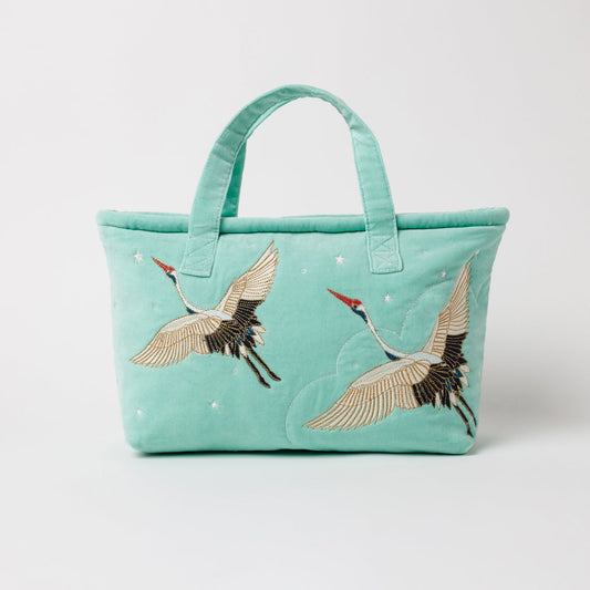 Day Bag | Crane | Mint Handbags Elizabeth Scarlett 