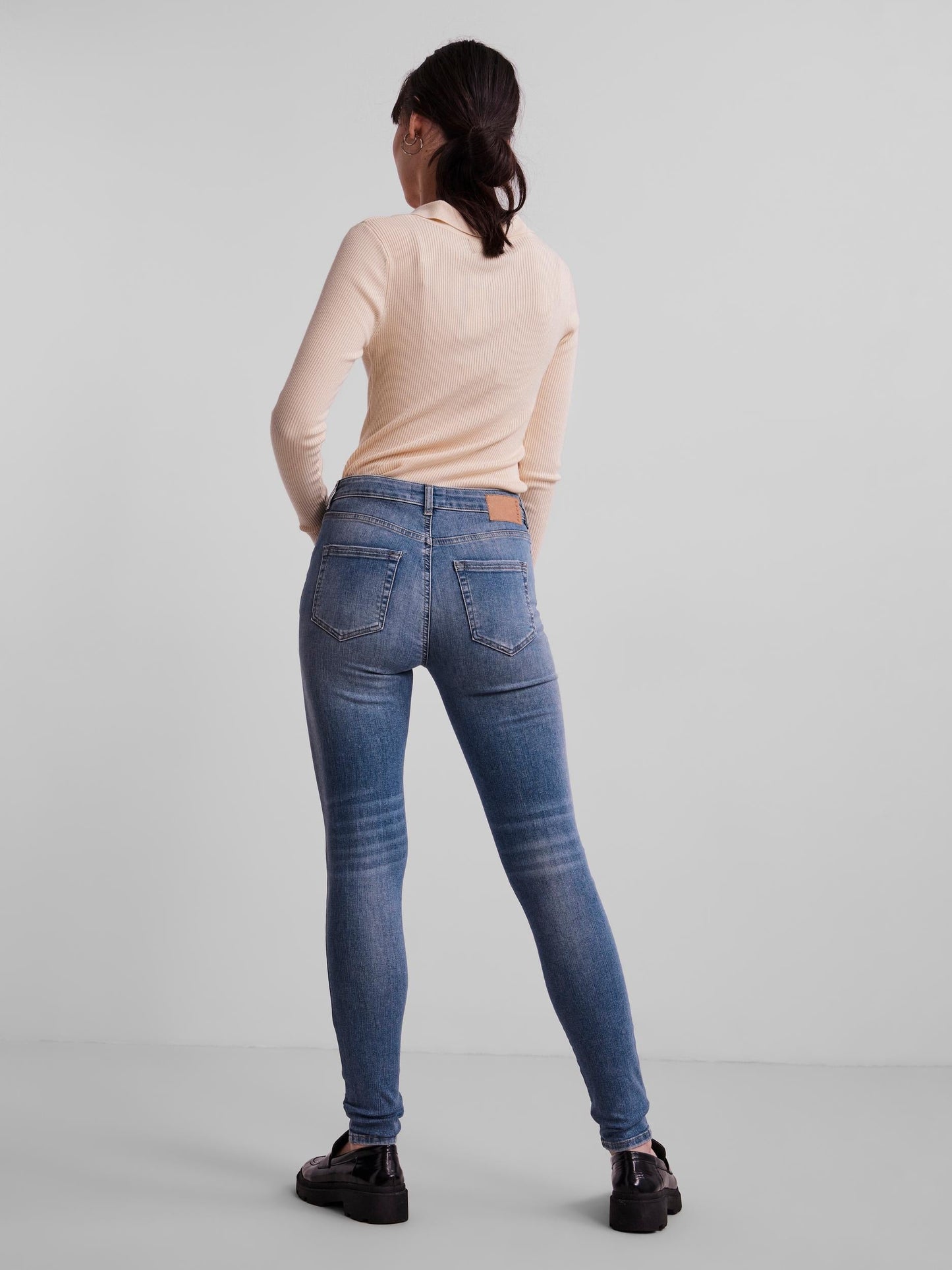 Delly Skinny Jeans | Light Blue | Regular Pants Pieces M - UK 10 