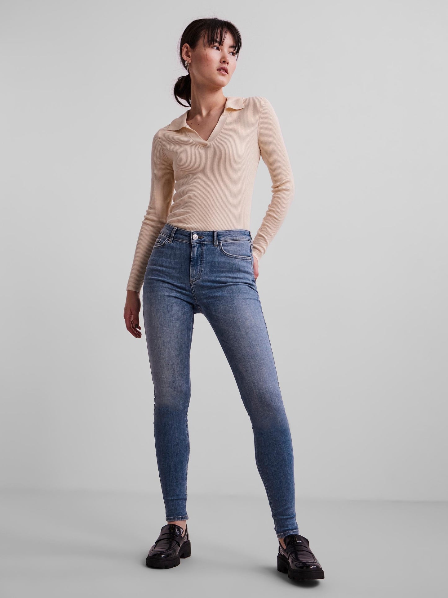 Delly Skinny Jeans | Light Blue | Regular Pants Pieces XS - UK 6 