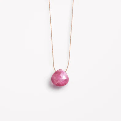 Fine Cord Necklace | September | Sapphire Necklaces Wanderlust Life 