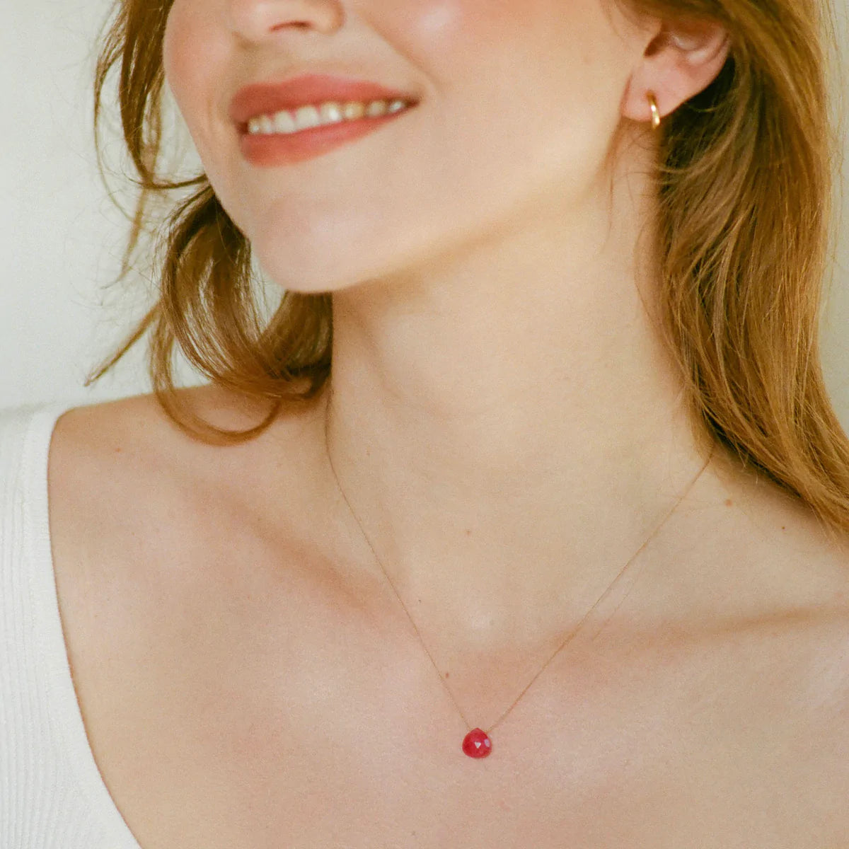 Fine Cord Necklace | September | Sapphire Necklaces Wanderlust Life 