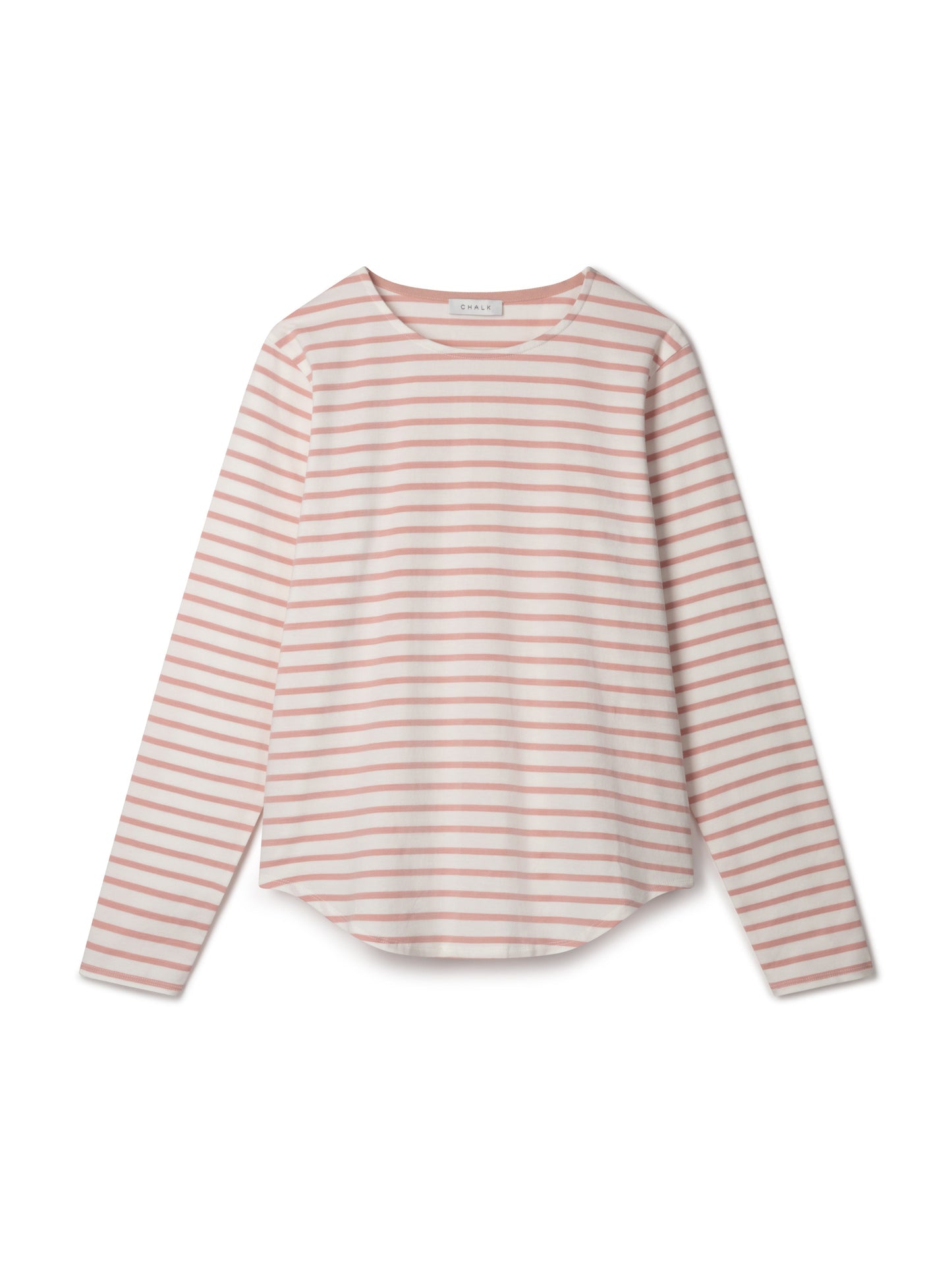Fleur Stripe T Shirt | Dusky Pink Shirts & Tops Chalk 