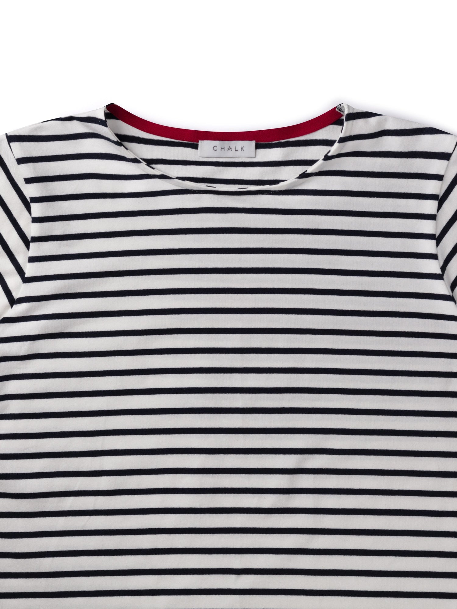 Fleur Stripe T Shirt | Navy Shirts & Tops Chalk 