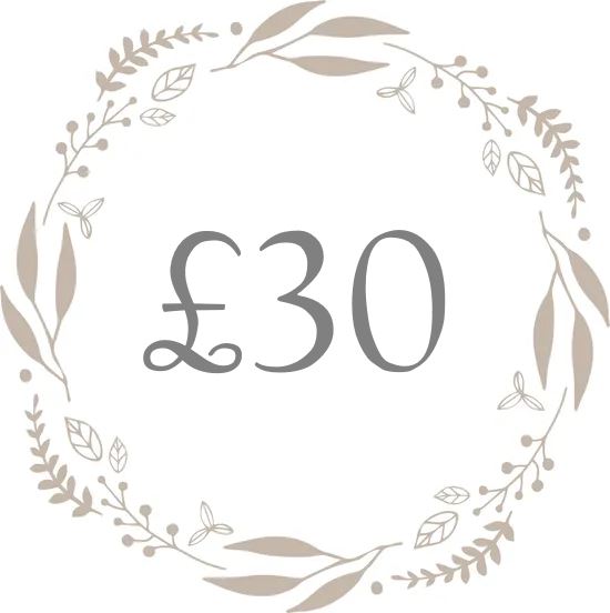 Gift Card - Physical Gift Voucher The White Room £30