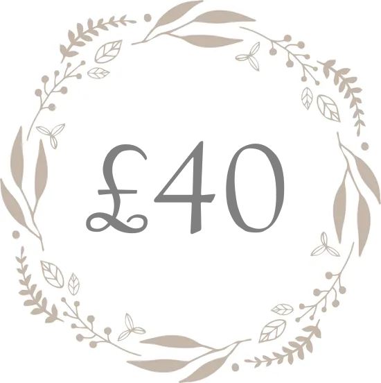 Gift Card - Physical Gift Voucher The White Room £40