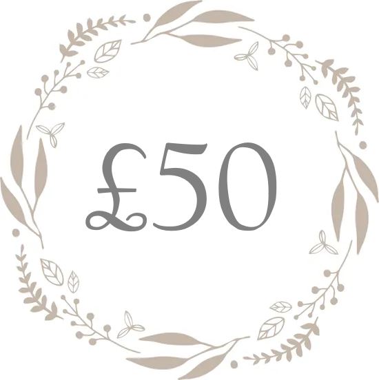 Gift Card - Physical Gift Voucher The White Room £50