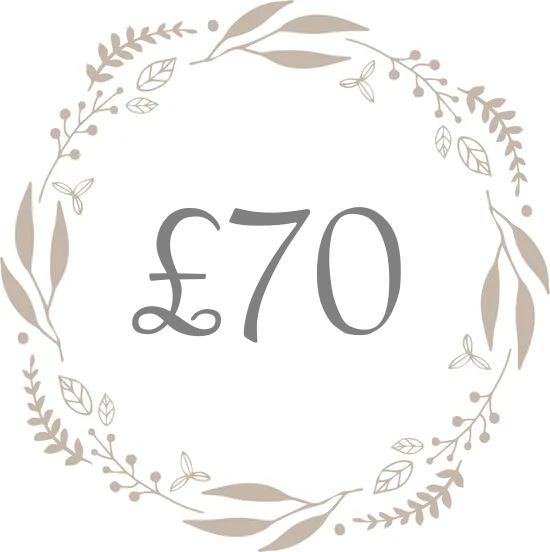 Gift Card - Physical Gift Voucher The White Room £70
