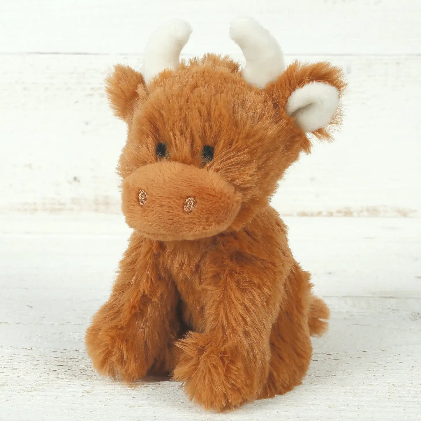 Highland Coo Cow Soft Toy | Brown | 13cm Soft Toy Jomanda 