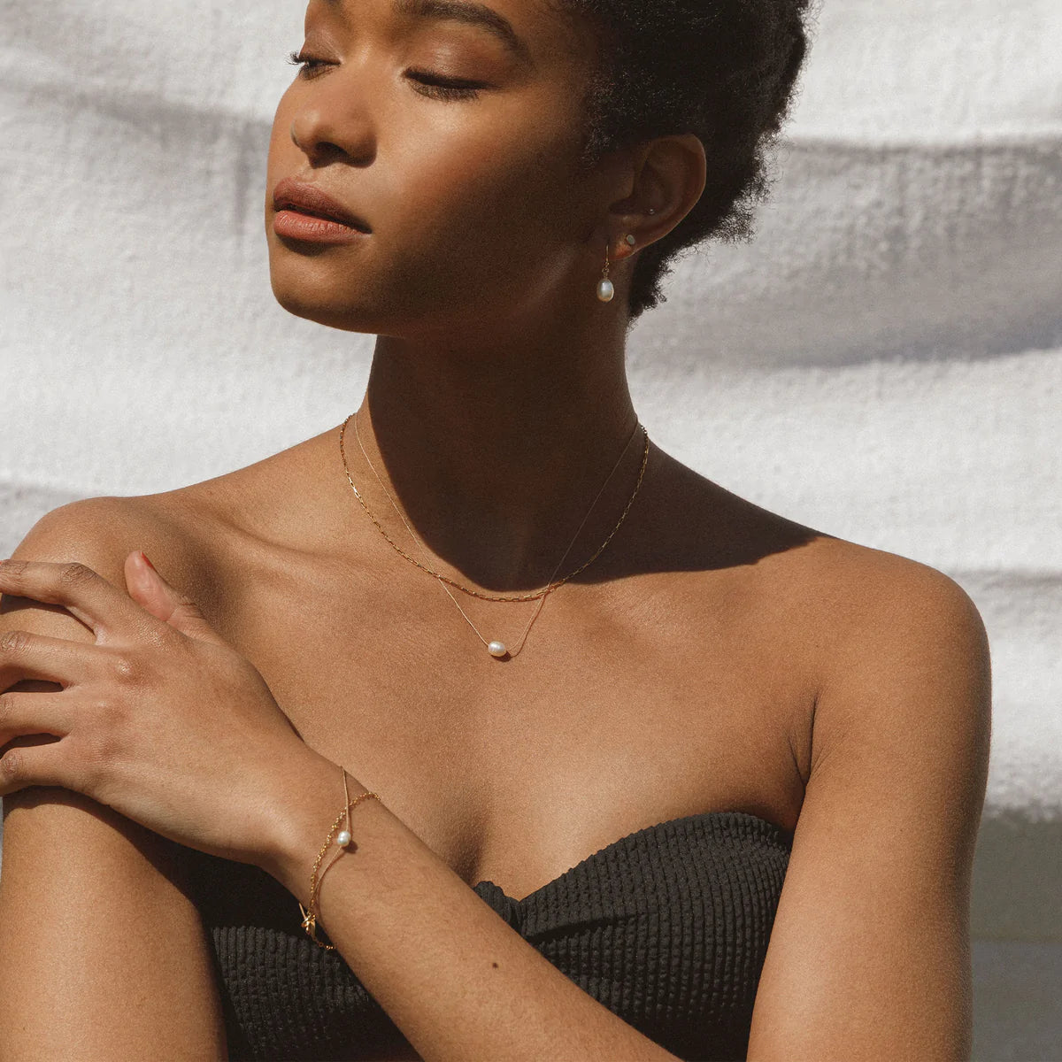 Isla Drop Earrings | Pearl Earrings Wanderlust Life 