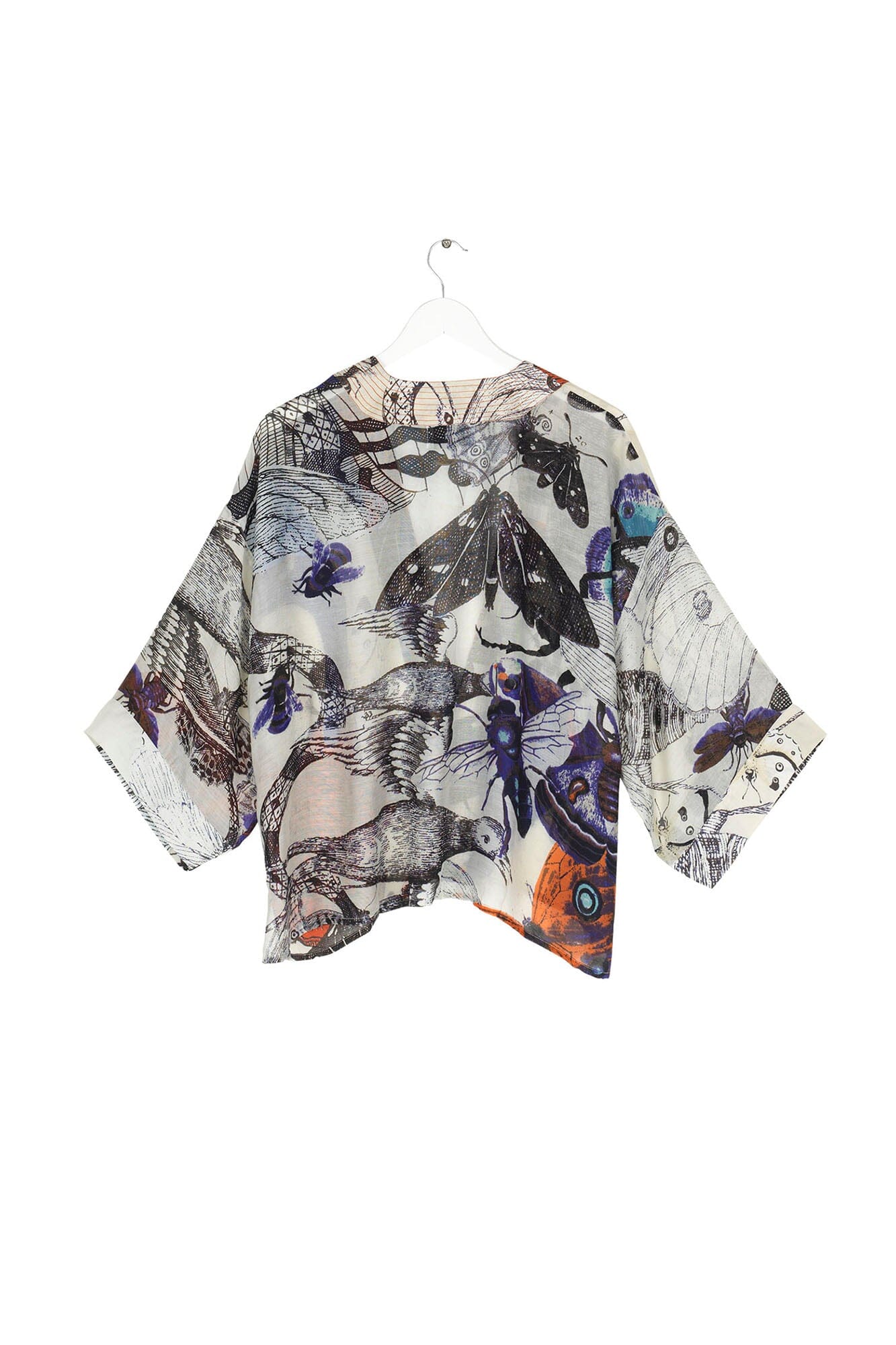 Kimono | Butterflies | Cobalt Casual Kimonos One Hundred Stars 
