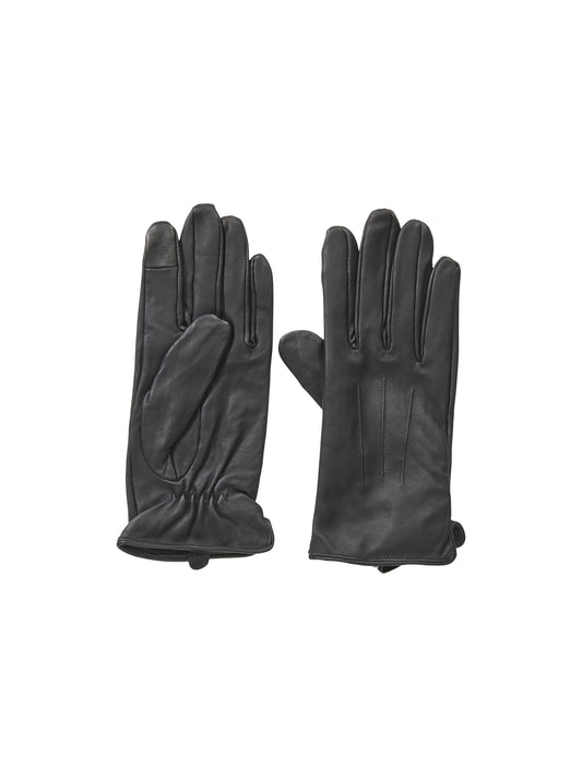 Nellie Leather Gloves | Black Gloves & Mittens Pieces 