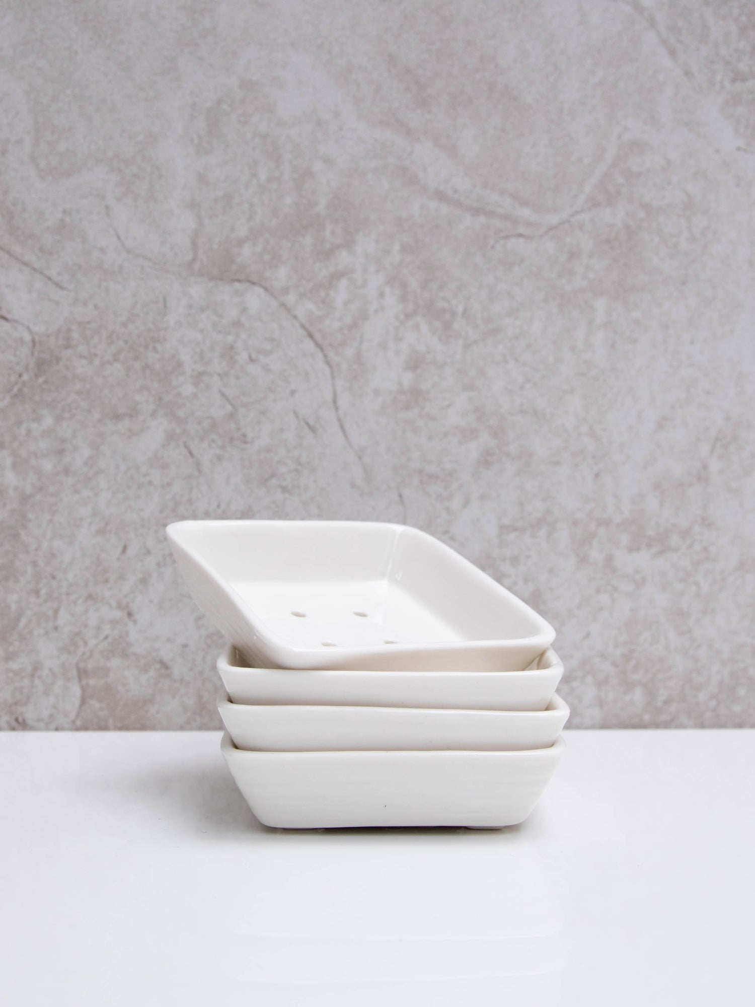 Porcelain Soap Dish | White Chalk The White Room