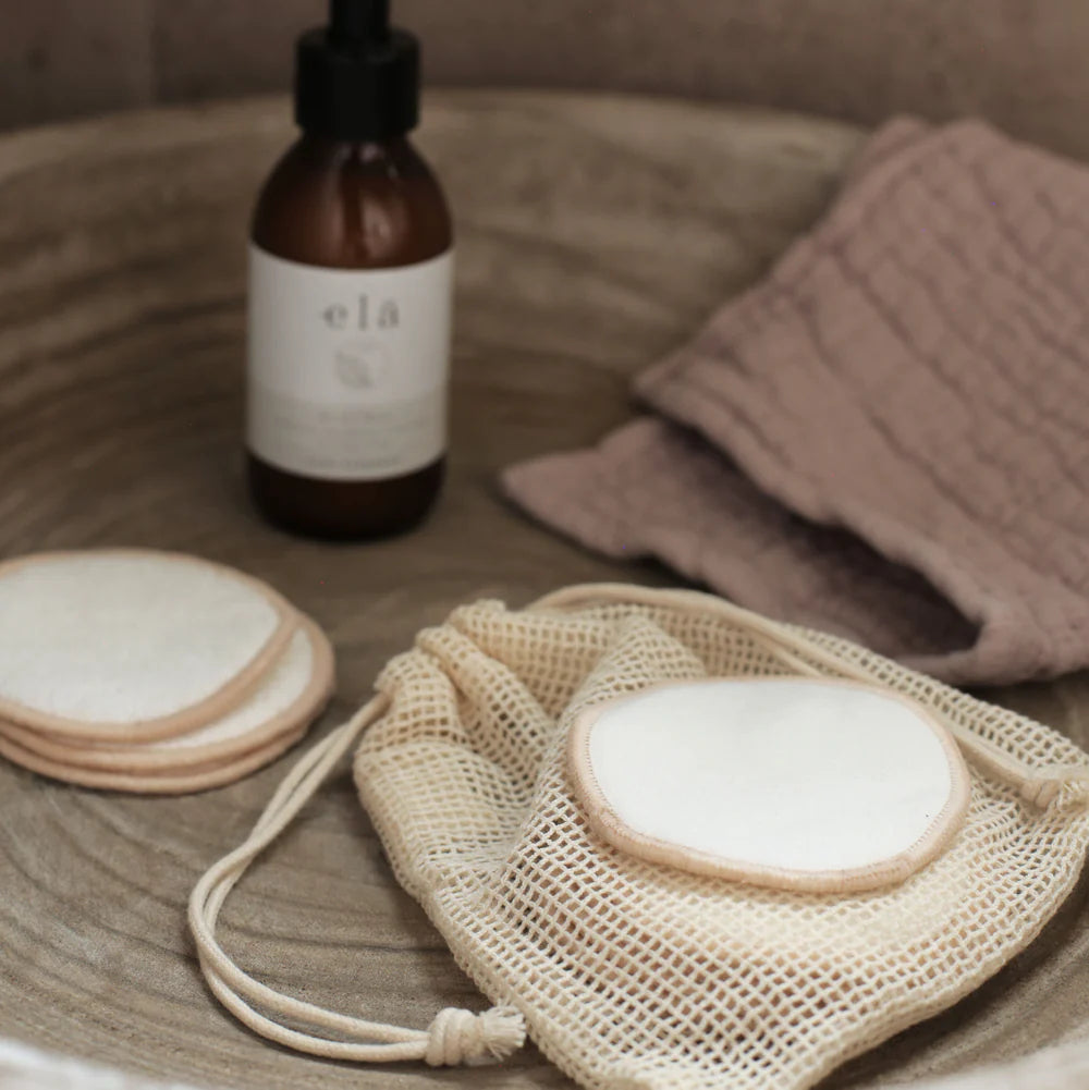 Reusable Skincare Pads | Cotton and Bamboo Accessories Elä Life 
