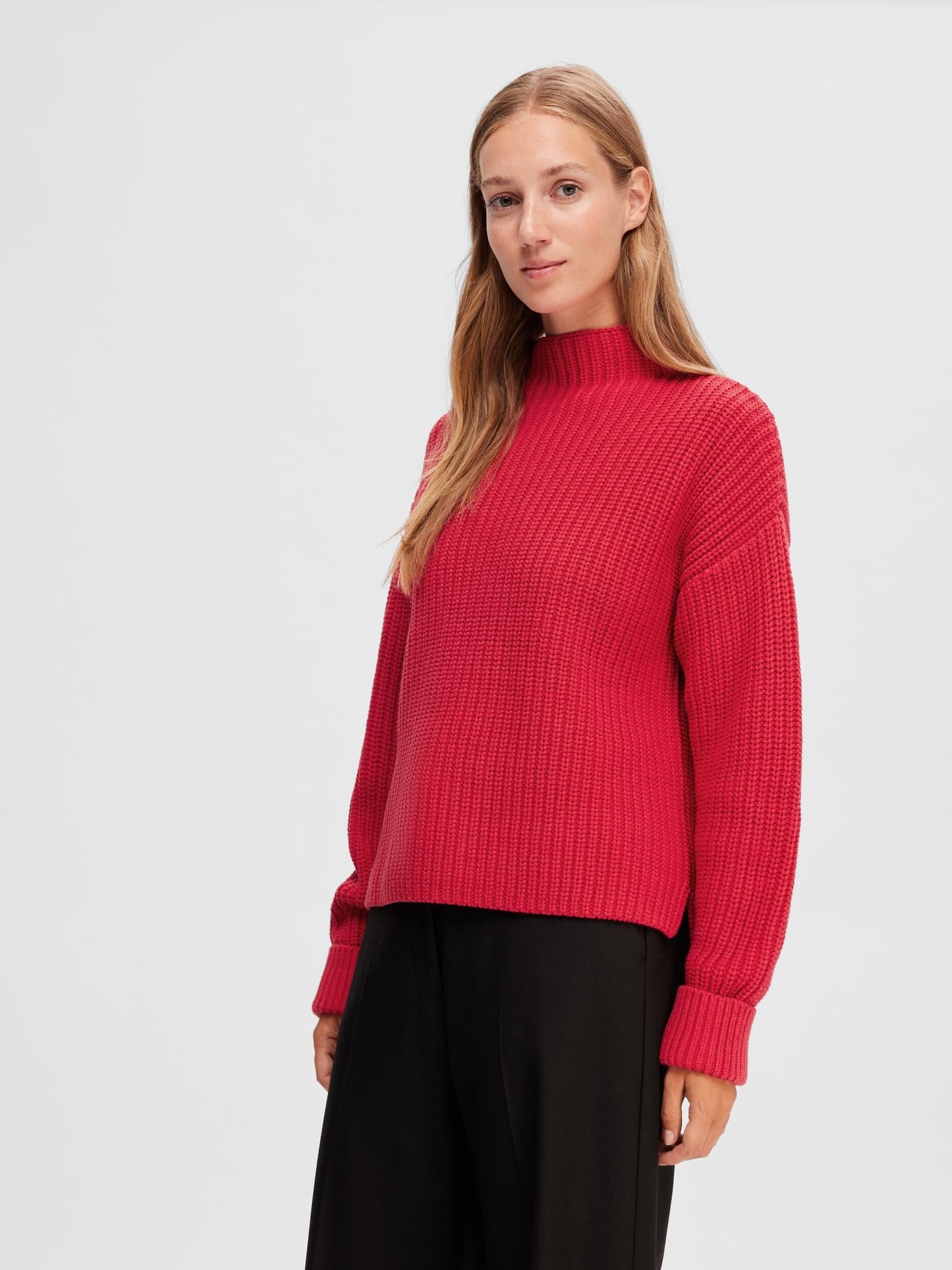 Selma Knitted Pullover | Ski Patrol Shirts & Tops Selected Femme 