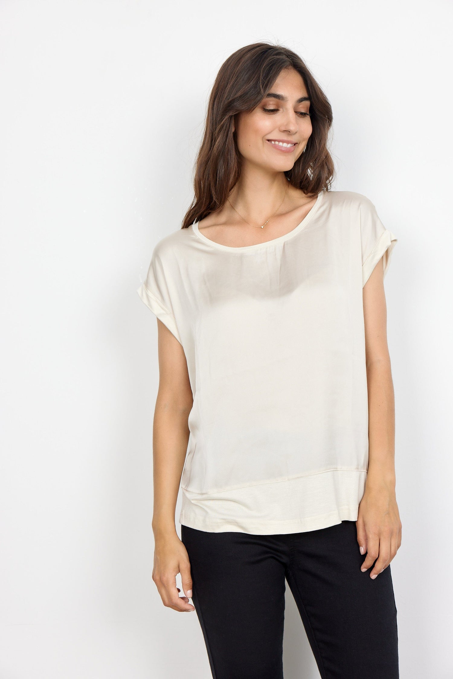 Thilde Top | Cream Blouse Soya Concept 
