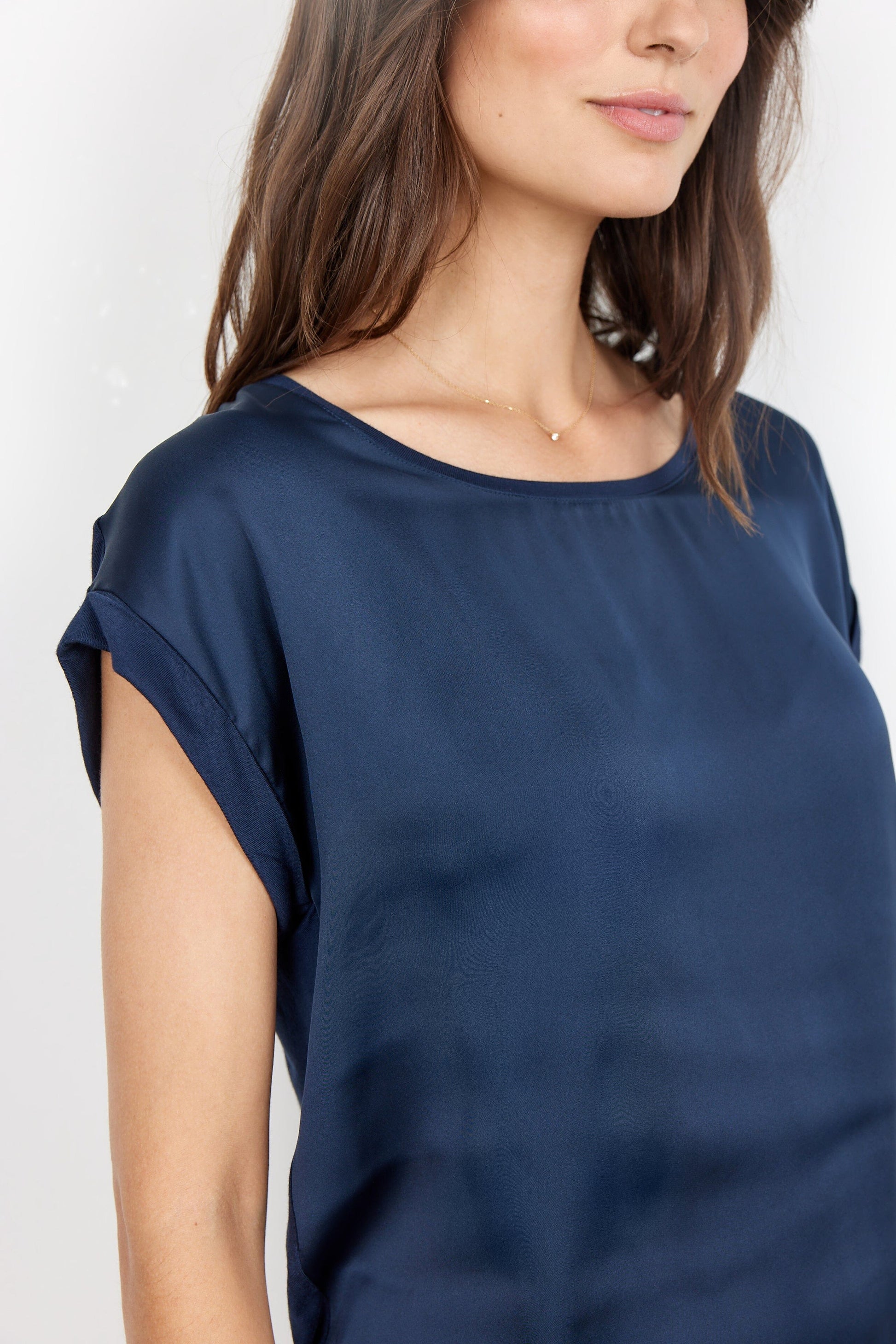 Thilde Top | Navy Blouse Soya Concept 