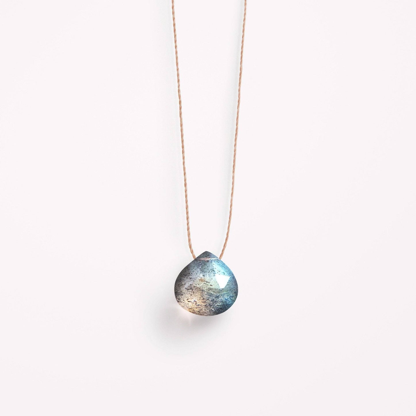 Wandelust Life - Fine Cord Necklace - Labradorite Wanderlust Life The White Room