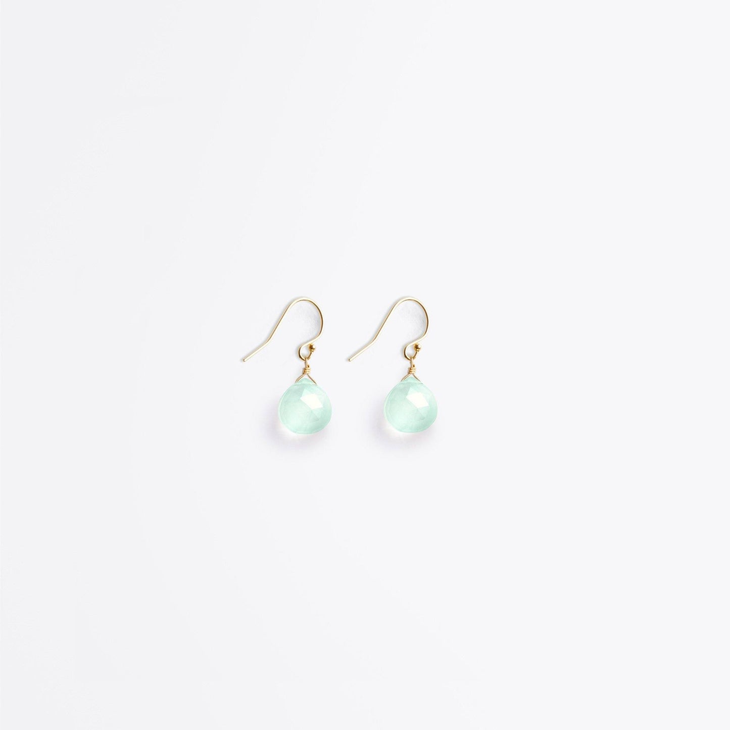 Wanderlust Life Earrings - Chalcedony Seaglass Earrings - Wanderlust Life The White Room